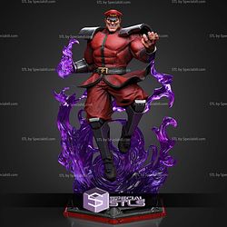 M Bison Purple Effect 363mm STL Files 3D Model