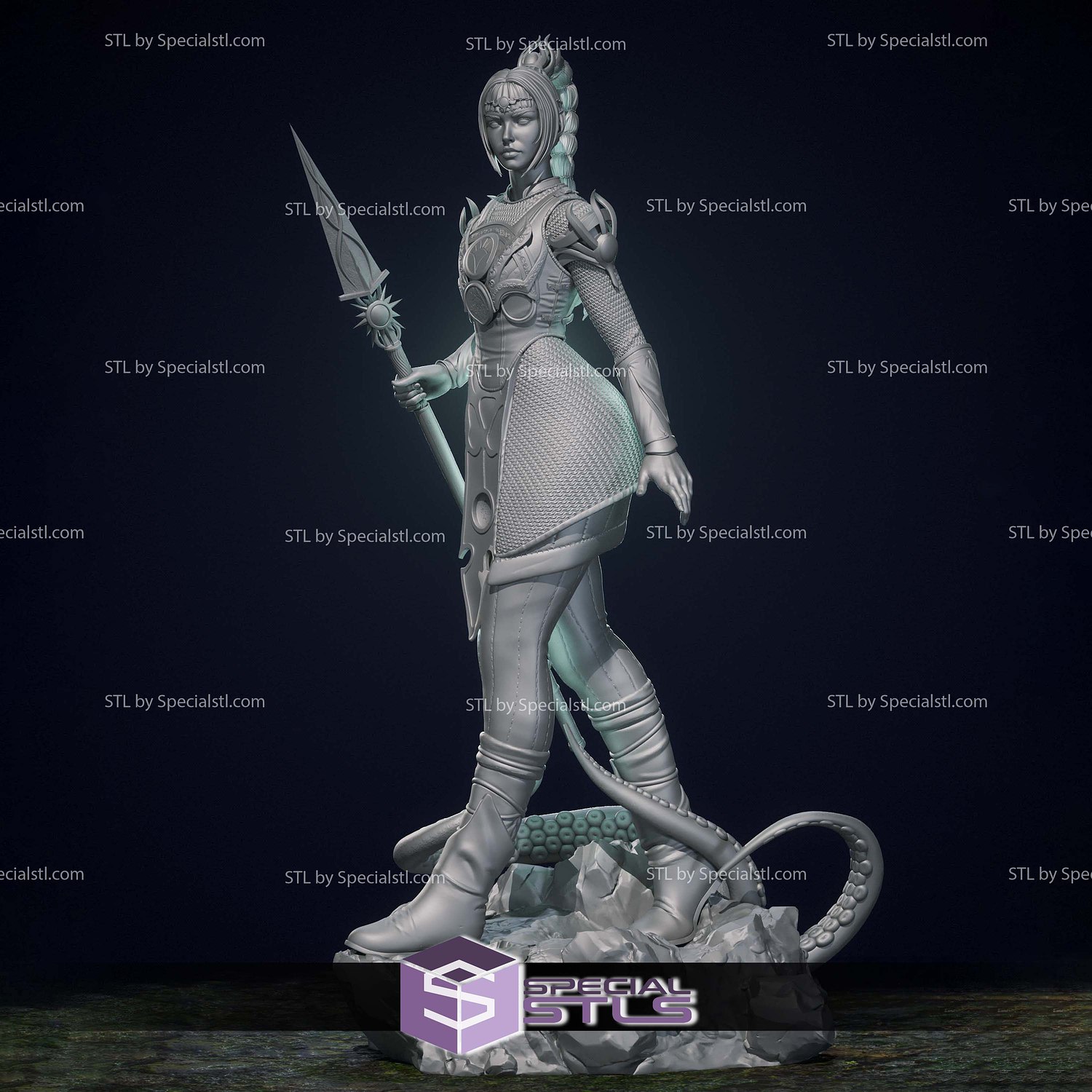 Shadowheart Tentacle 3D Printer Files STL Model — view 5