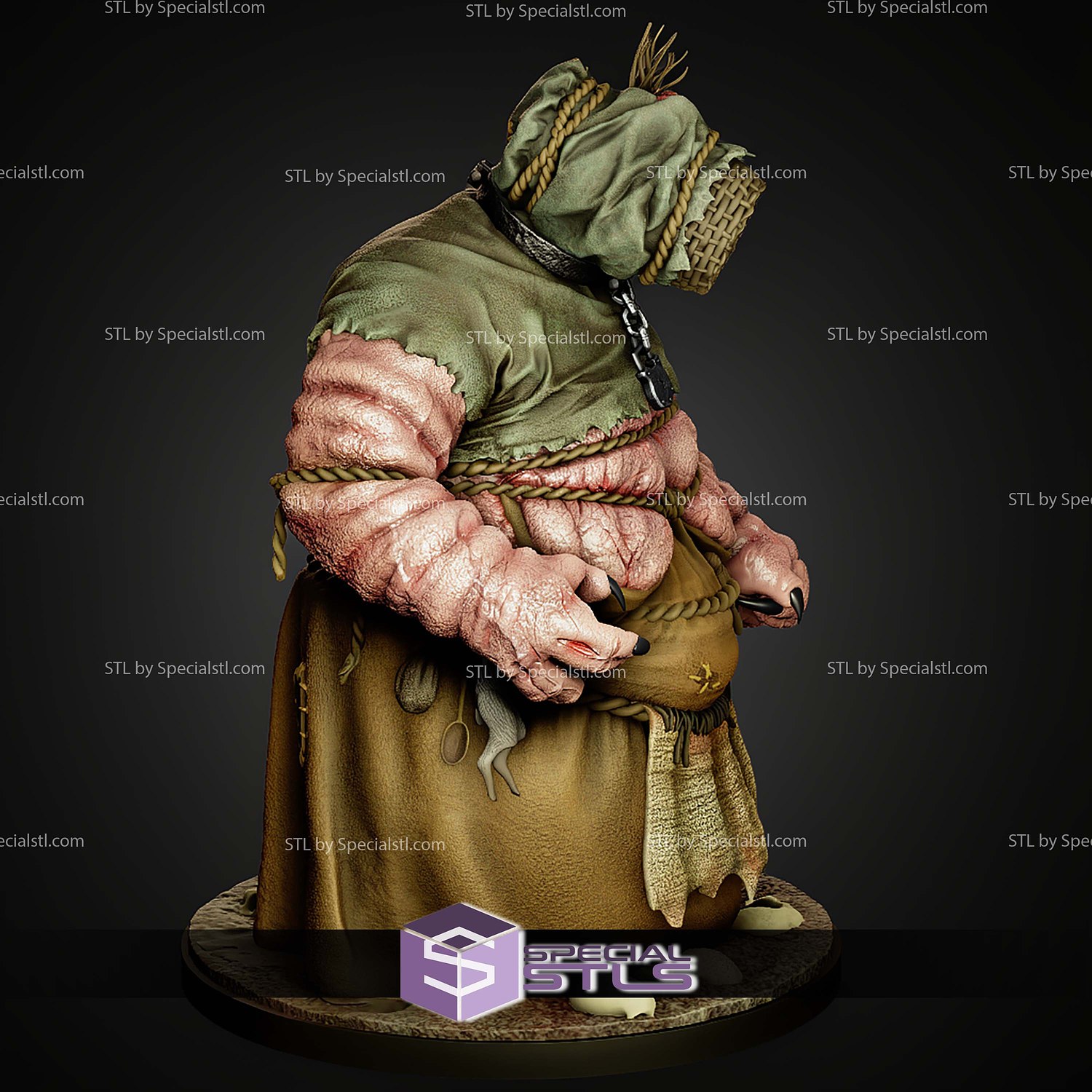 Crones Brewess The Witcher 3 1 6 STL Files 3D Model — view 2