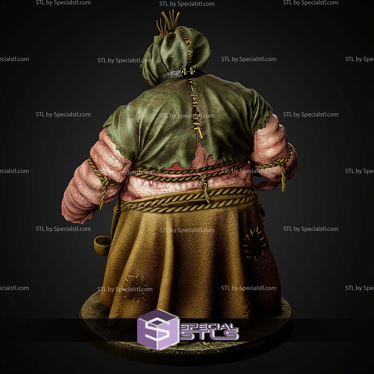 Crones Brewess The Witcher 3 1 6 STL Files 3D Model — view 6