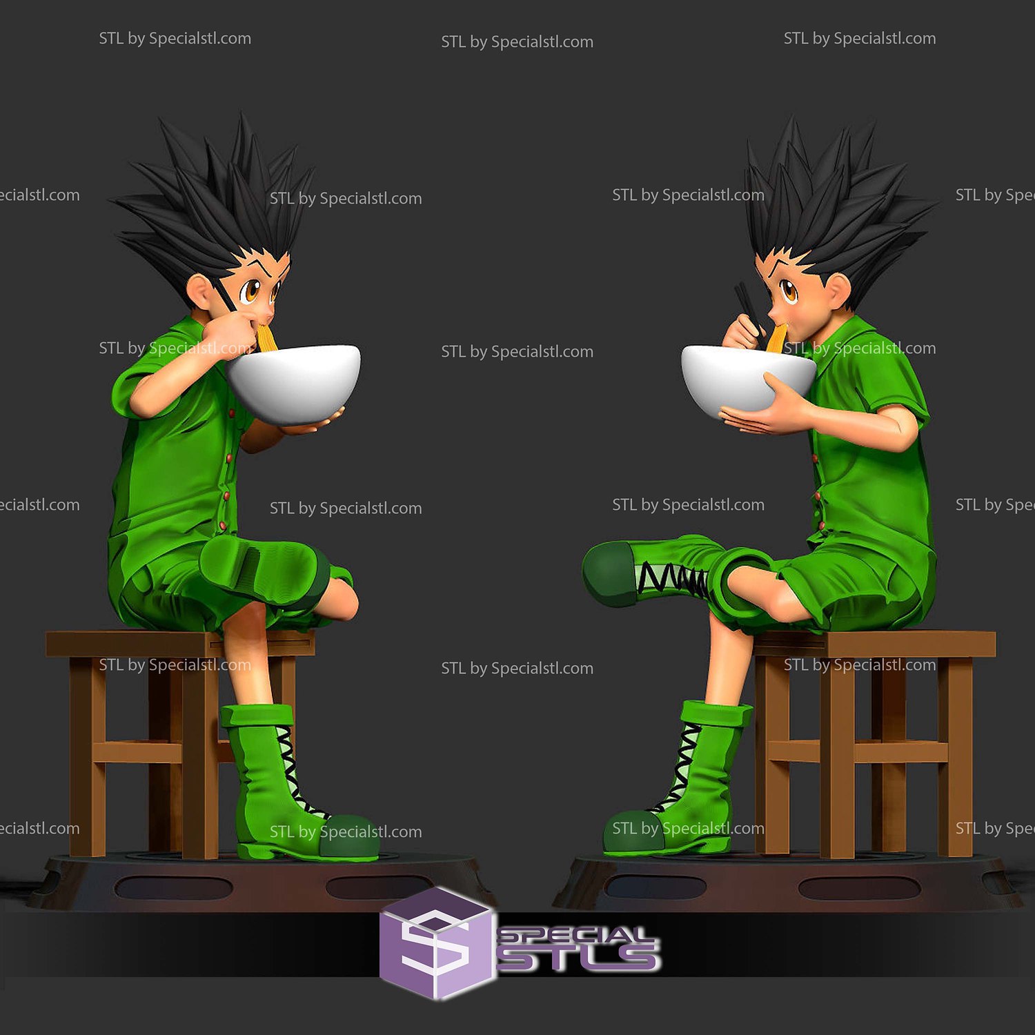 Gon Freecss Lunch 3D Print Files STL Model — view 2