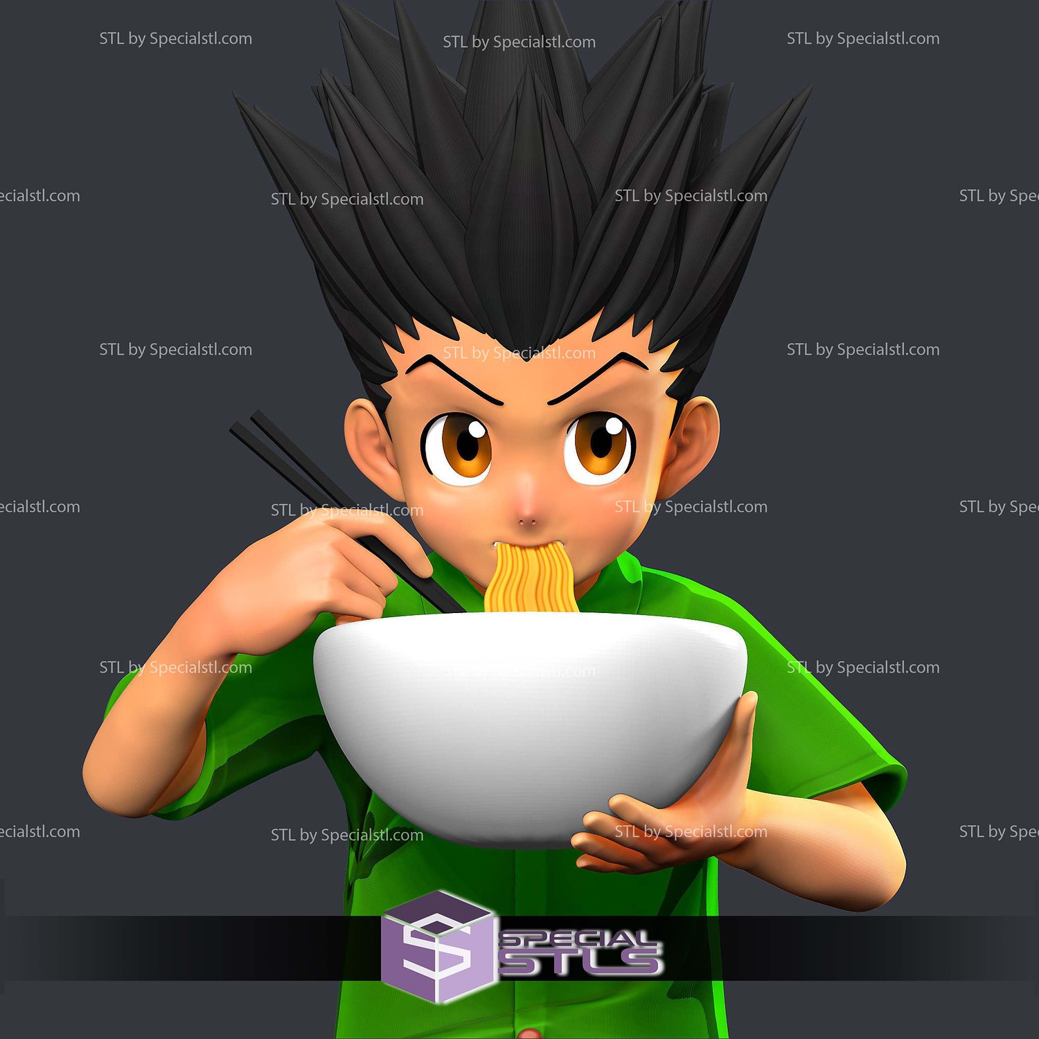 Gon Freecss Lunch 3D Print Files STL Model — view 3