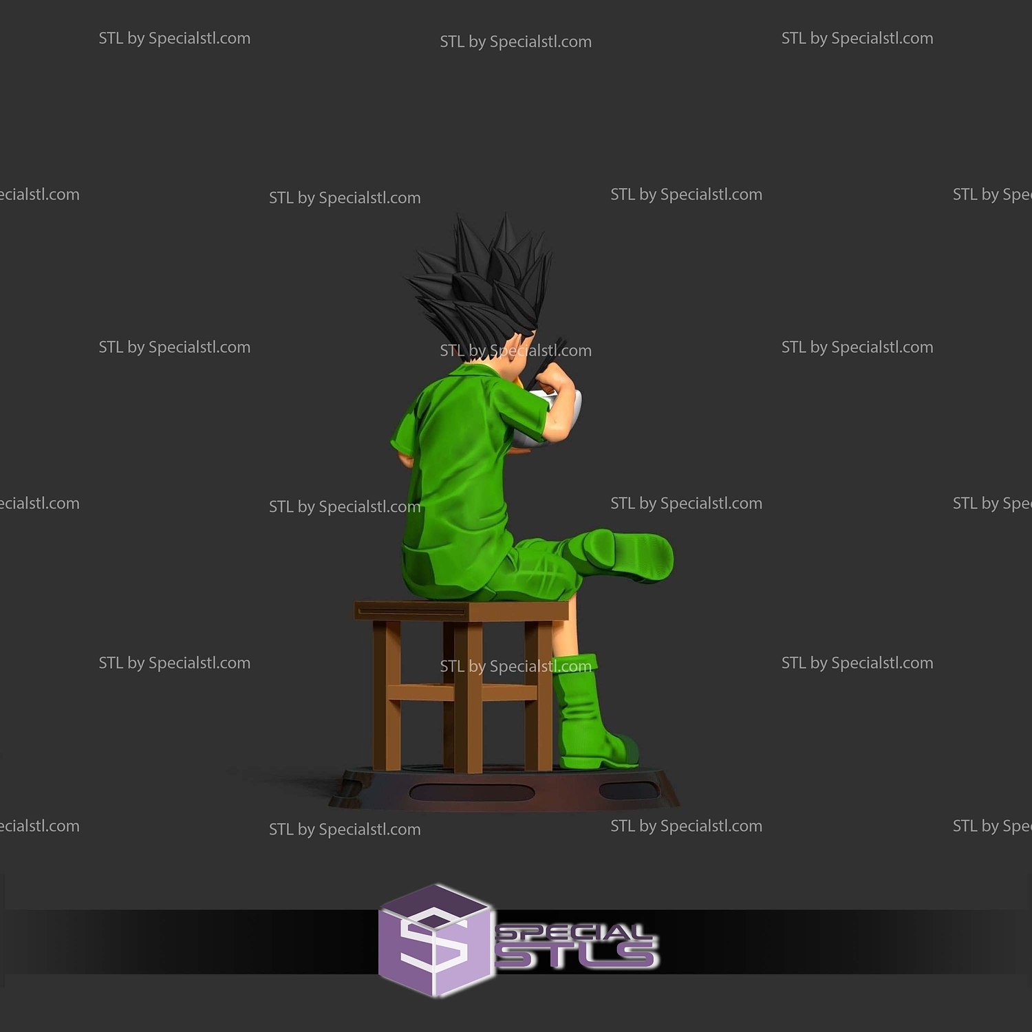 Gon Freecss Lunch 3D Print Files STL Model — view 4