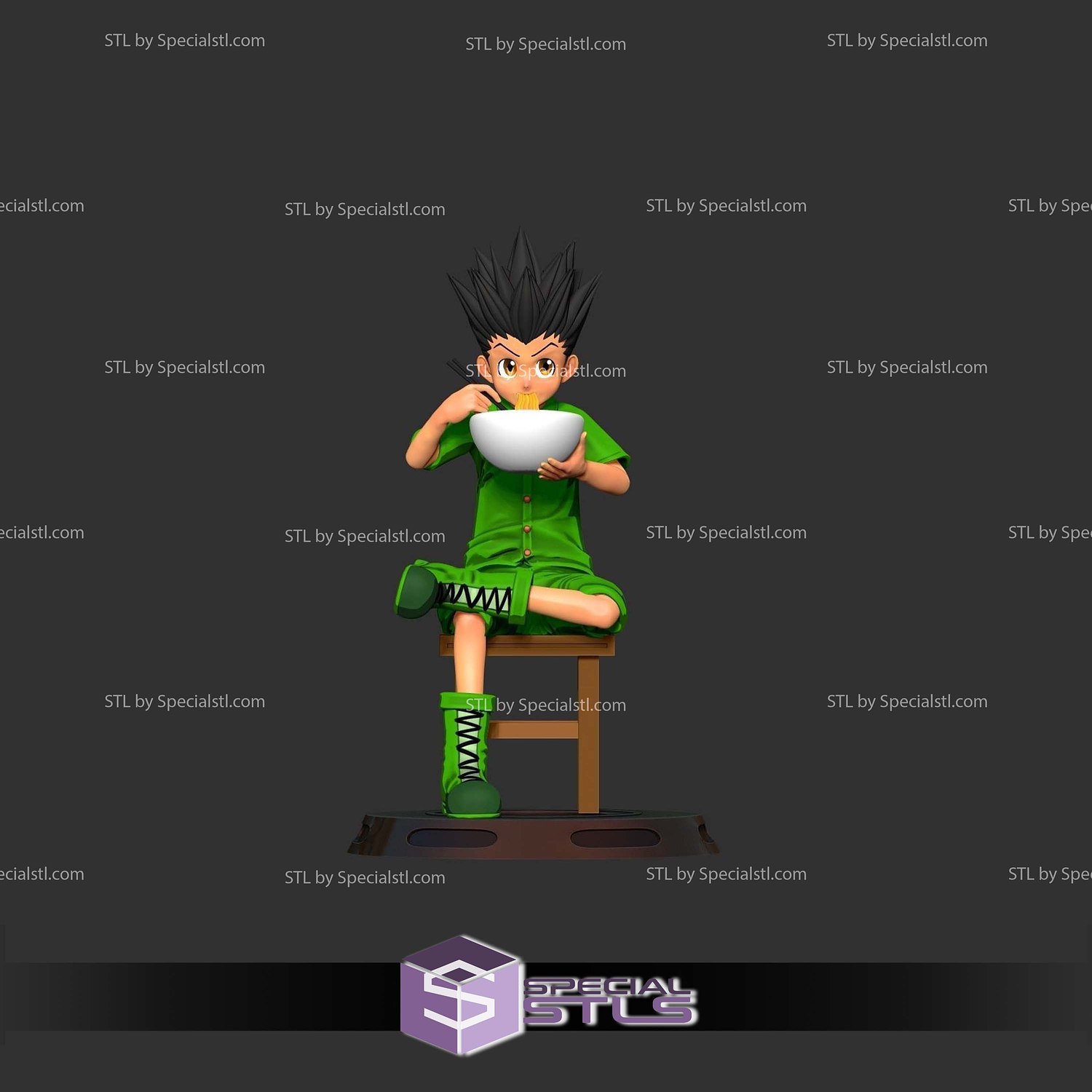 Gon Freecss Lunch 3D Print Files STL Model — view 5