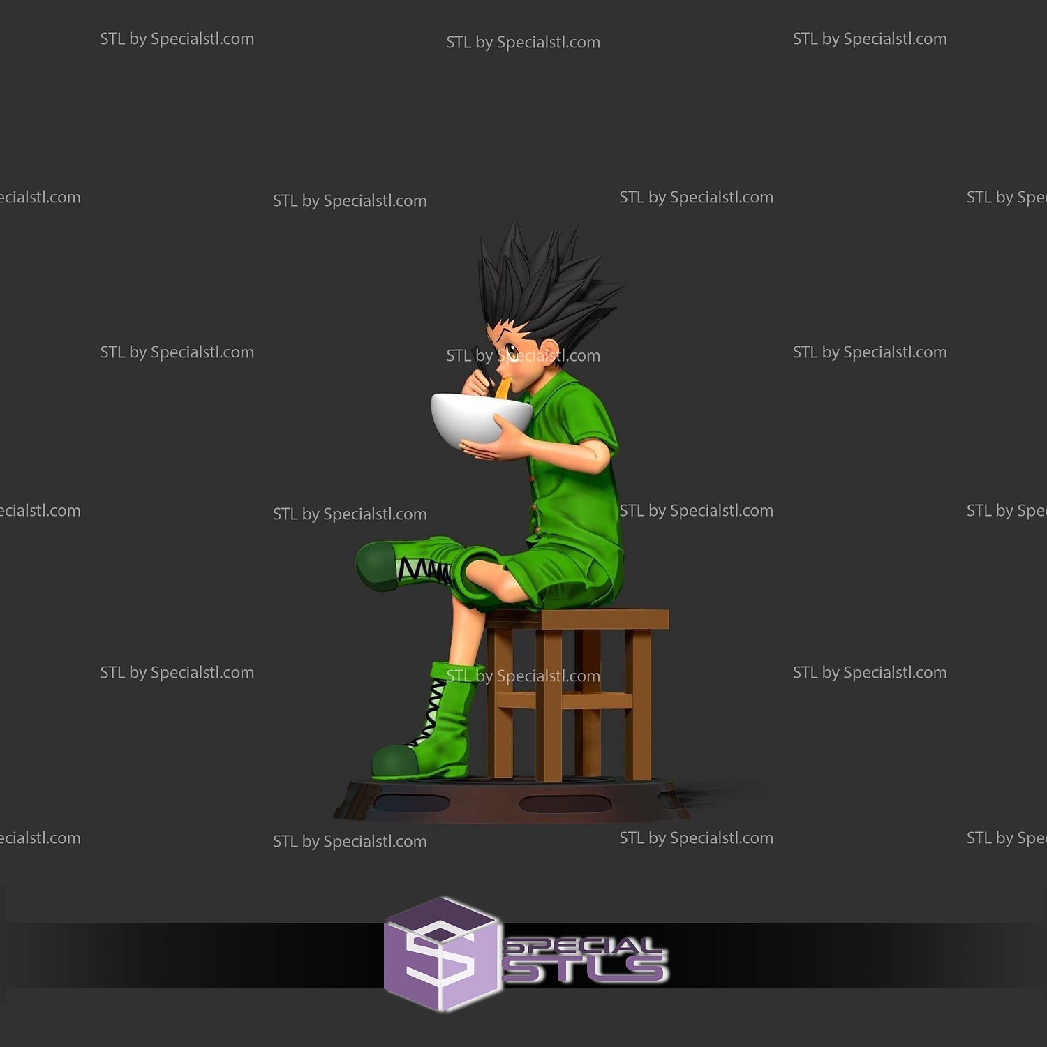 Gon Freecss Lunch 3D Print Files STL Model — view 6
