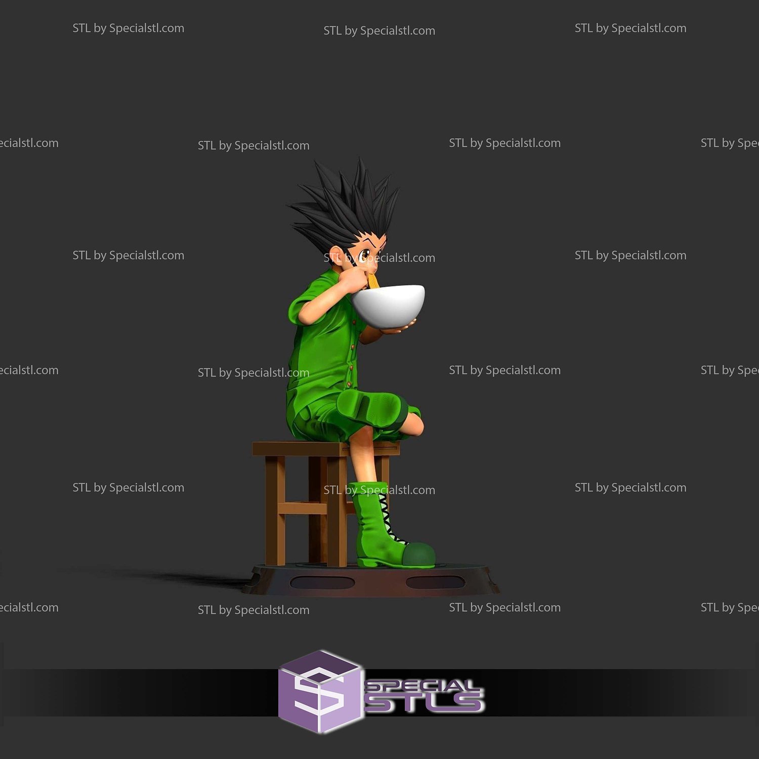 Gon Freecss Lunch 3D Print Files STL Model — view 7