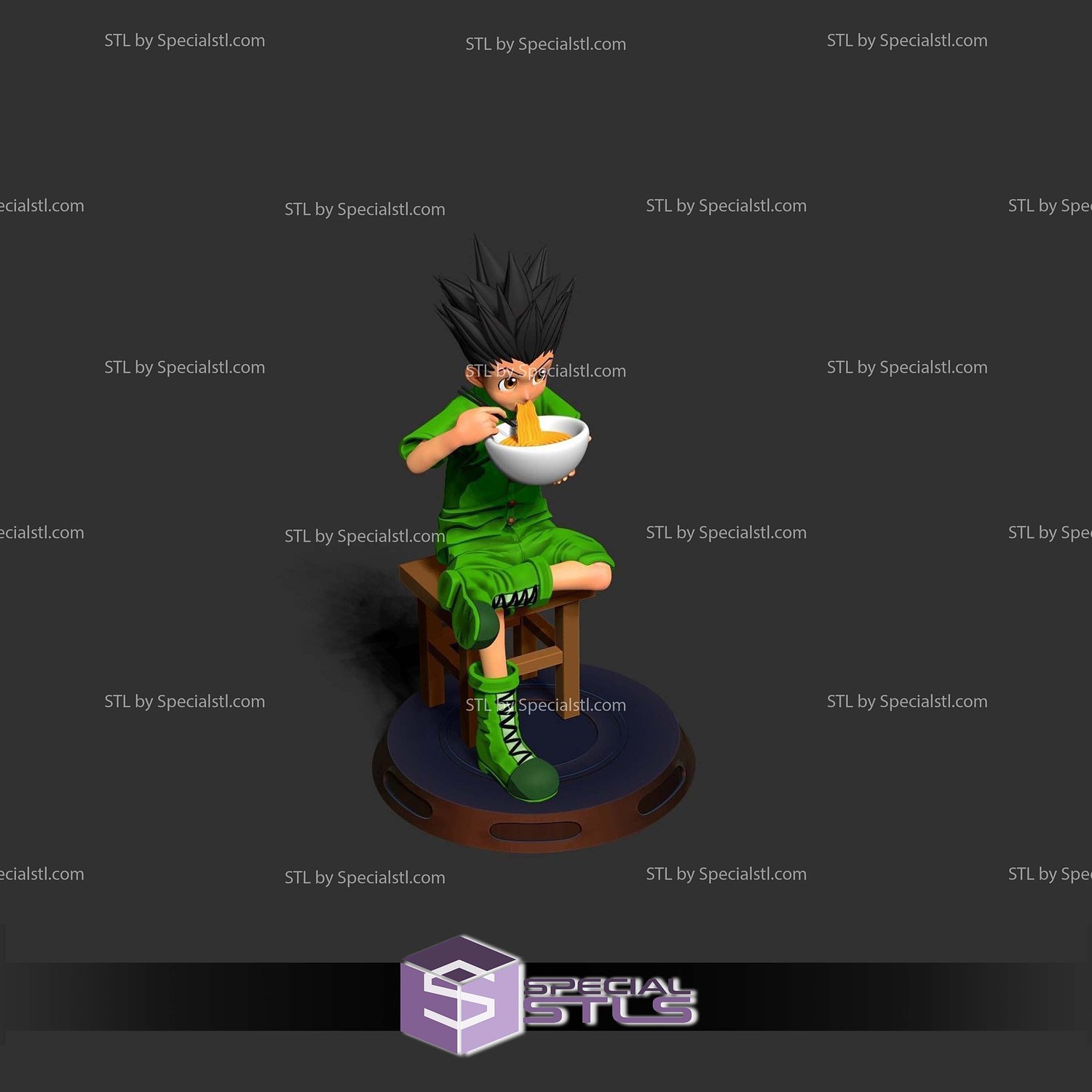 Gon Freecss Lunch 3D Print Files STL Model — view 8
