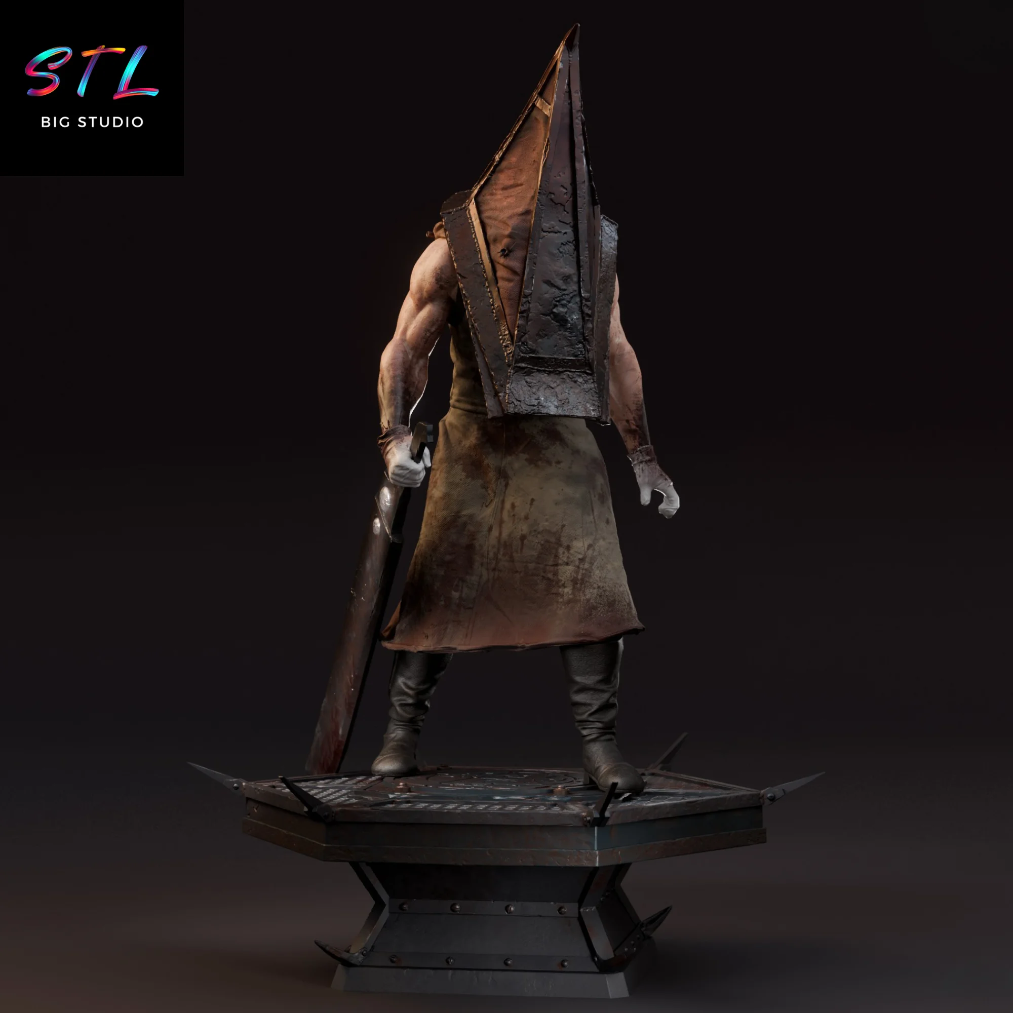 Pyramid Head STL | Silent Hill | 3D Print Model Model