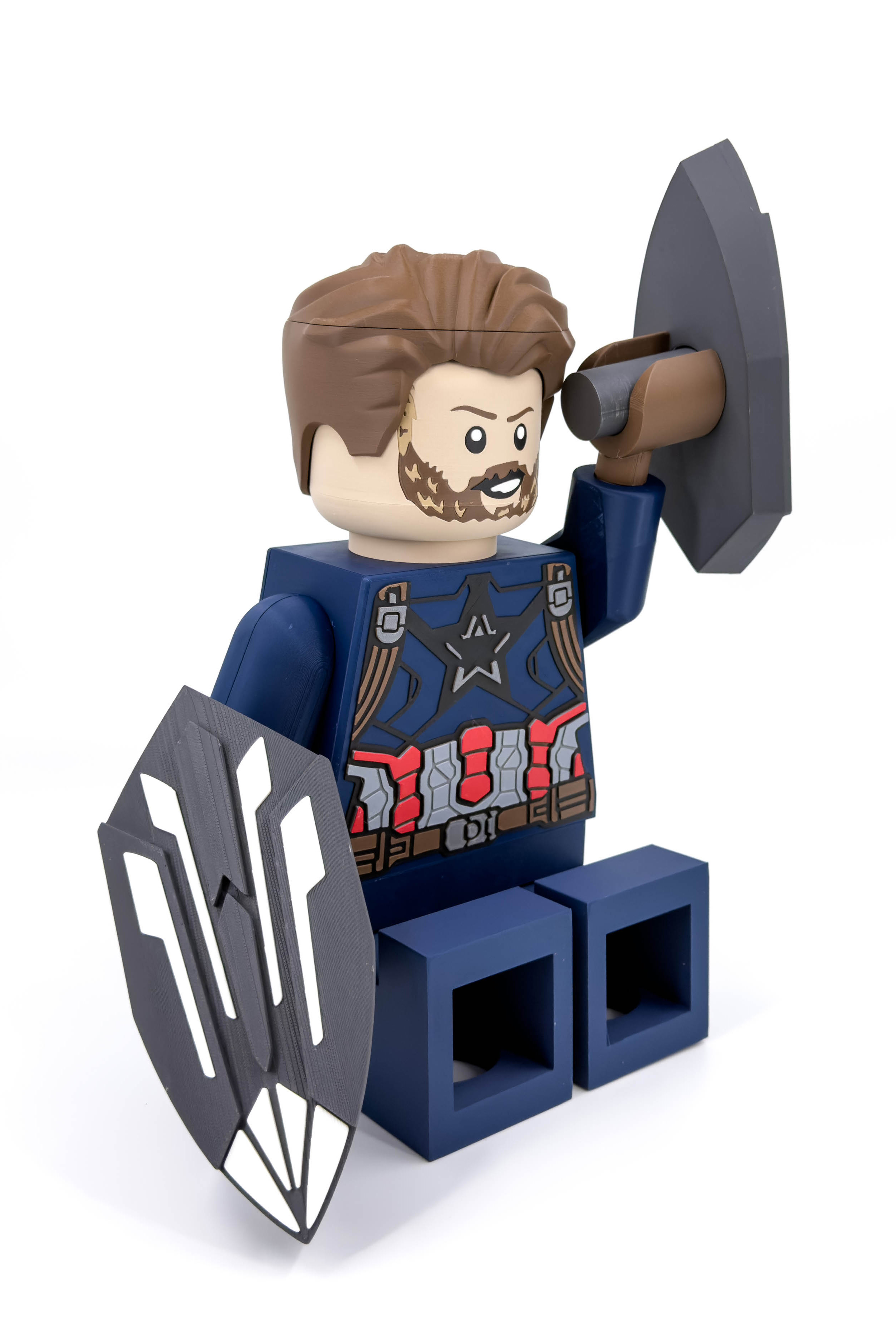 CAPTAIN AMERICA (Infinity War) Modular Figure! 3D 3MF Model