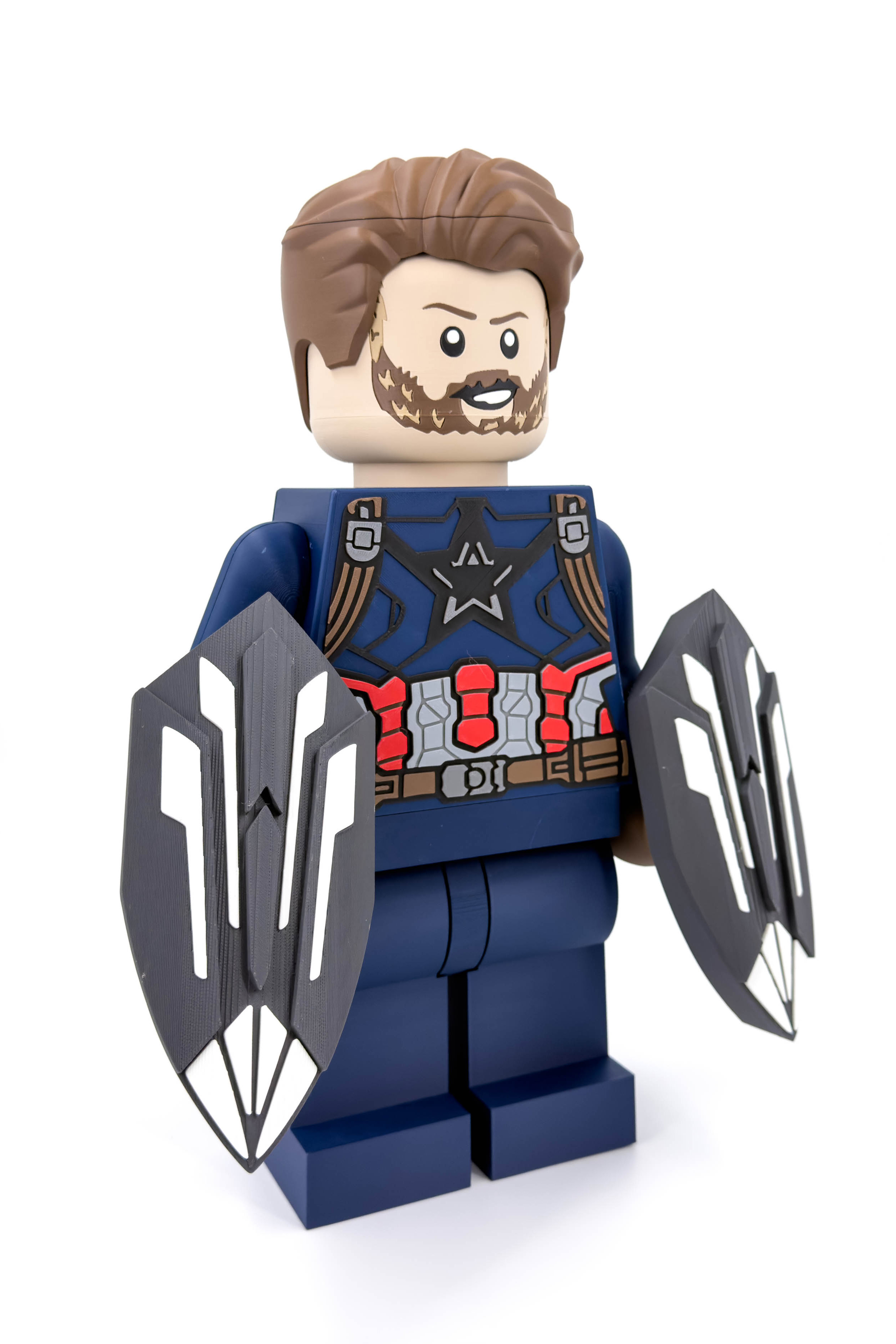 CAPTAIN AMERICA (Infinity War) Modular Figure! 3D 3MF Model — view 2