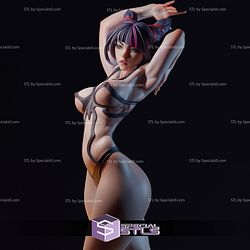 Juri Street Fighter Attractive Swim 3D Printer Files STL Model