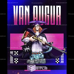 Van Augur One Piece Bust STL Files 3D Model