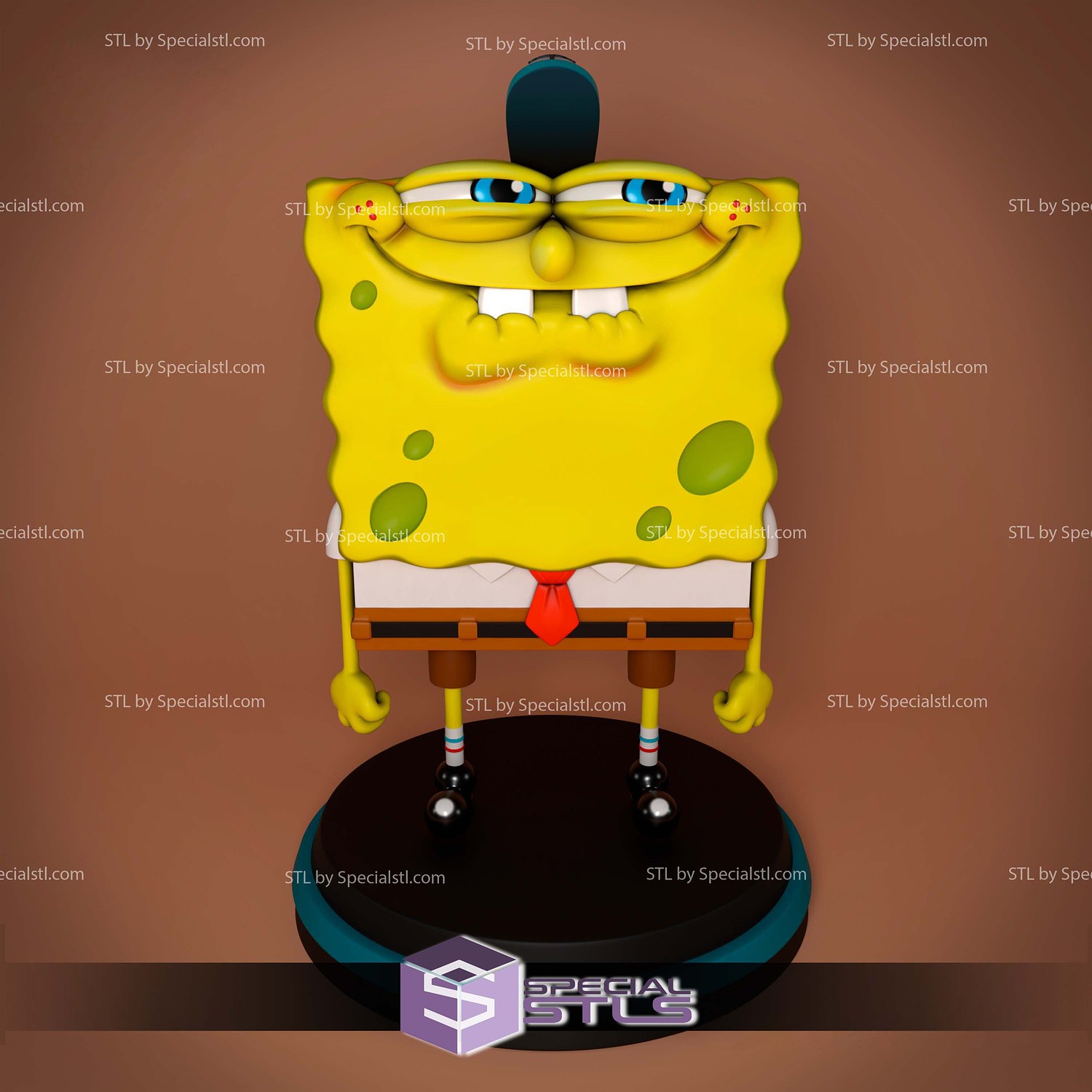 SpongeBob SquarePants 57mm 3D Printer Files STL Model — view 3