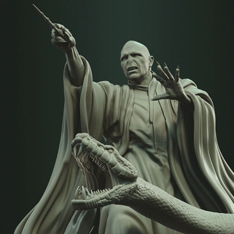Lord Voldemort 3D Printer Files | Assembly STL Model