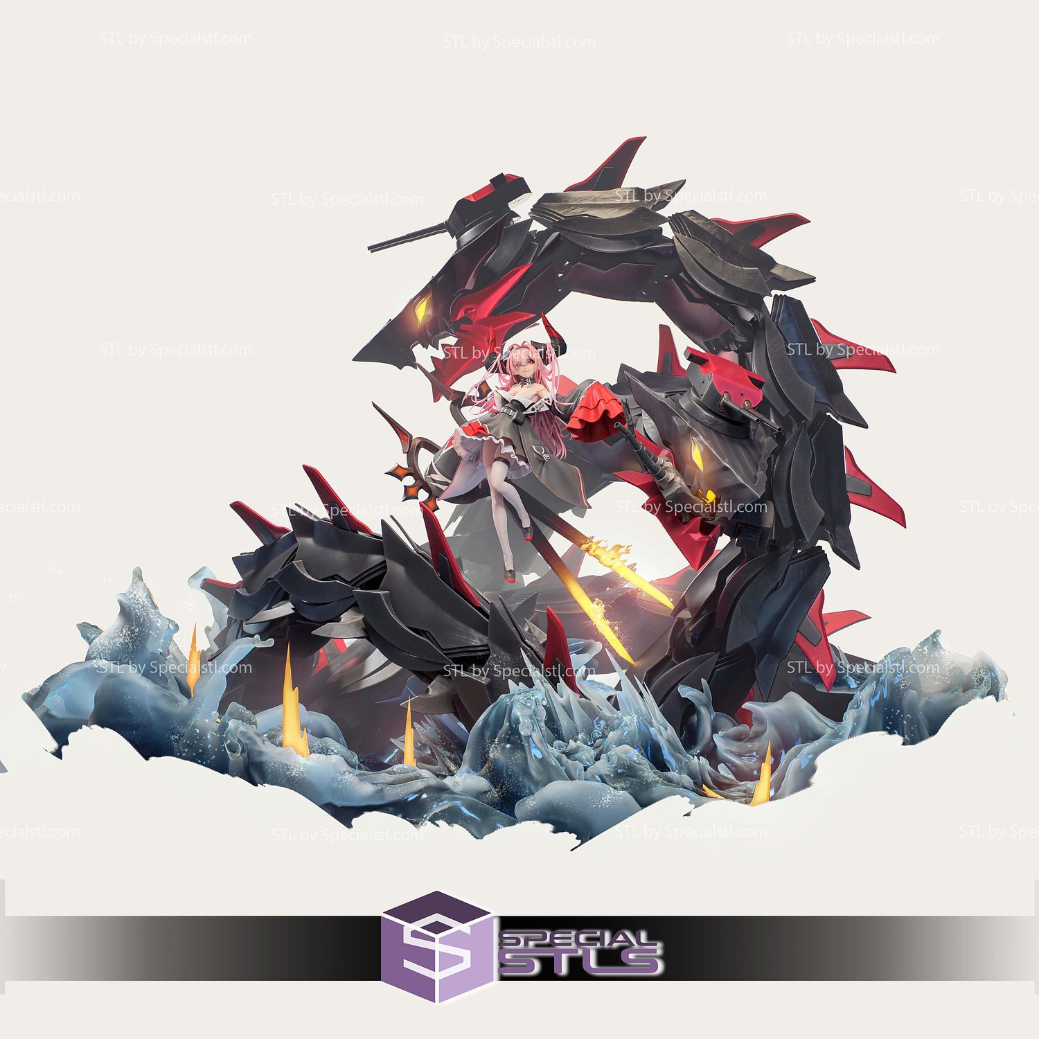 Azur Lane Prinz Rupprecht Digital STL Files 3D Model — view 2