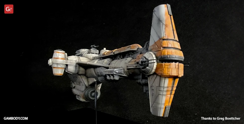 Hammerhead Corvette 3D Printing Model | Assembly STL Model