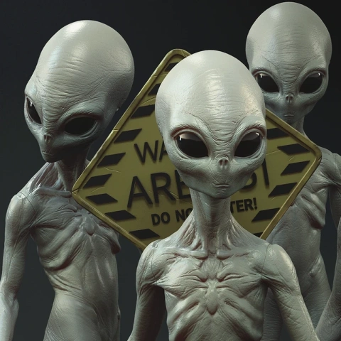 Grey Aliens Diorama 3D Printer Files | Assembly STL Model
