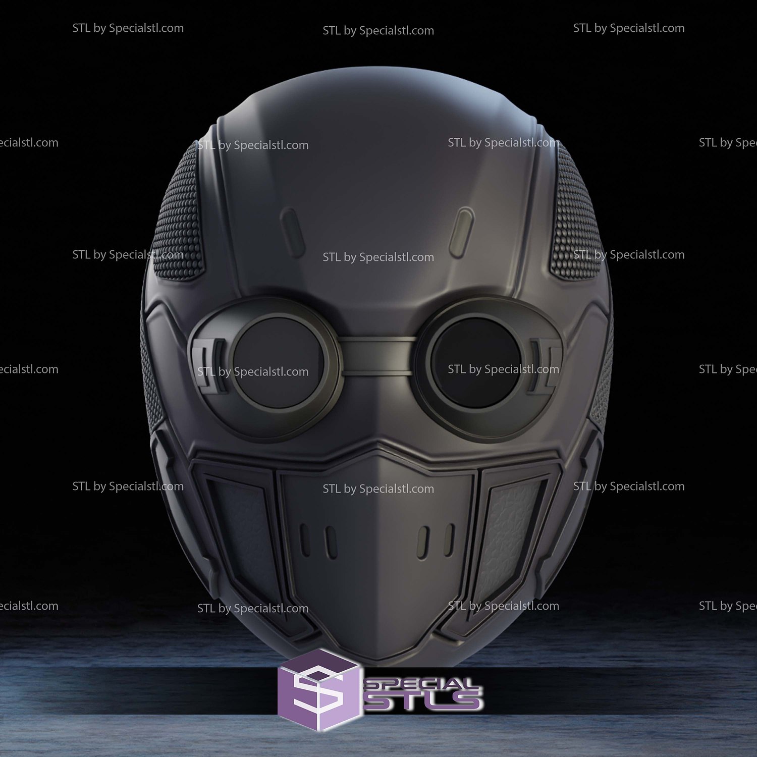 Cosplay STL Files Ultraman Mask 3D Model — view 3