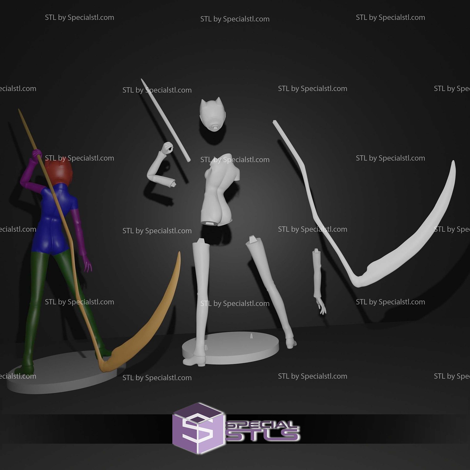 Celty Sturluson 3D Printer Files STL Model — view 2