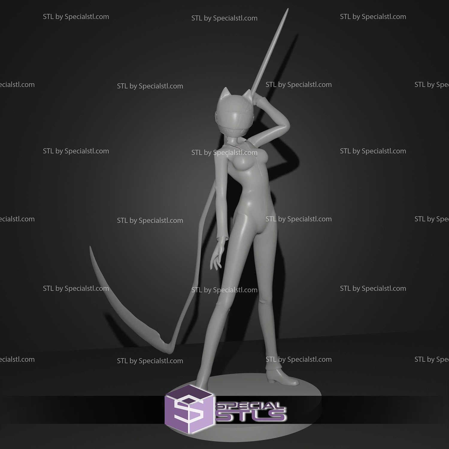 Celty Sturluson 3D Printer Files STL Model — view 3