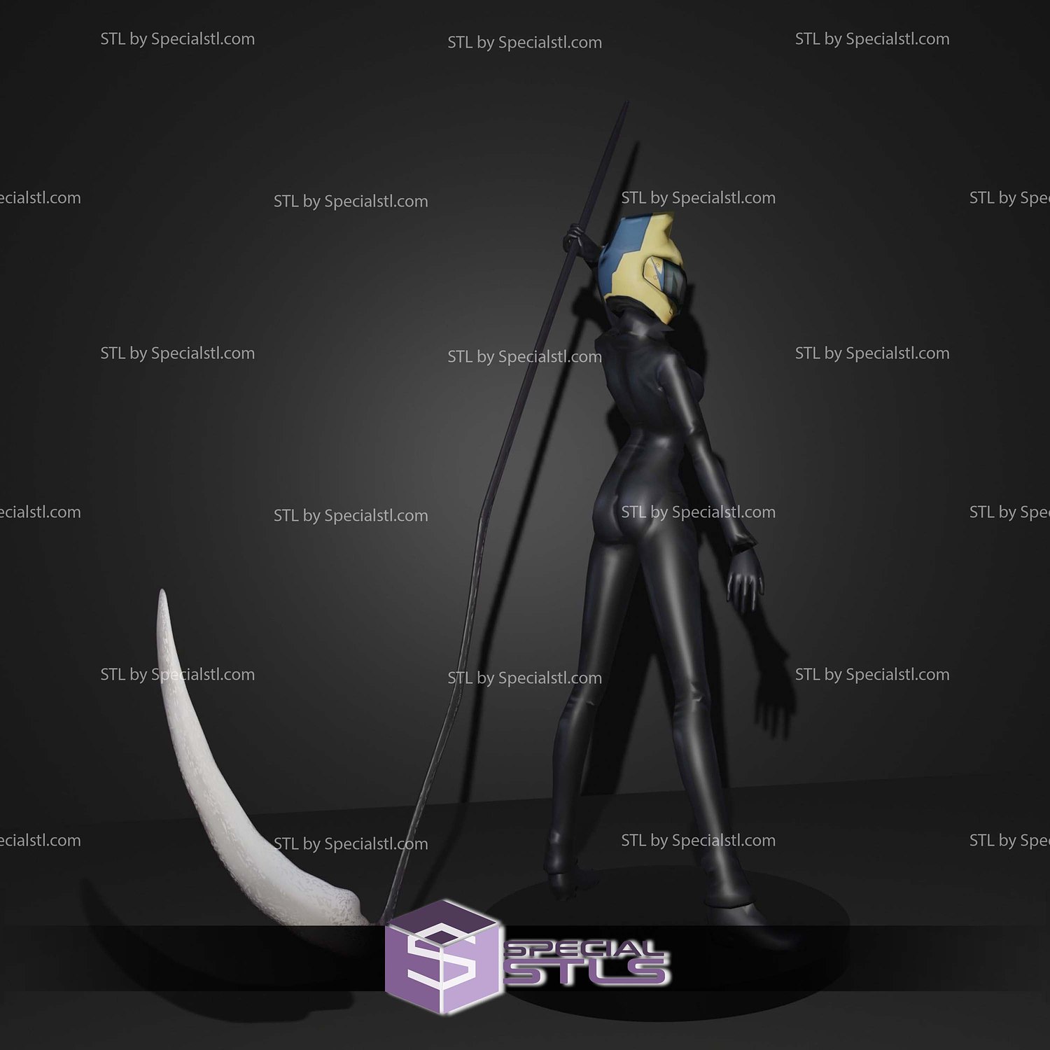 Celty Sturluson 3D Printer Files STL Model — view 4