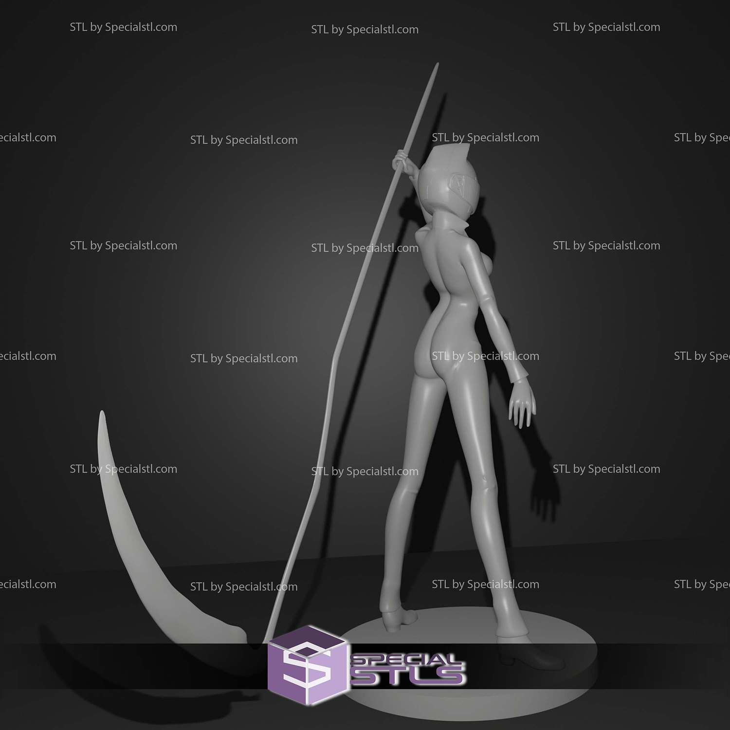 Celty Sturluson 3D Printer Files STL Model — view 5