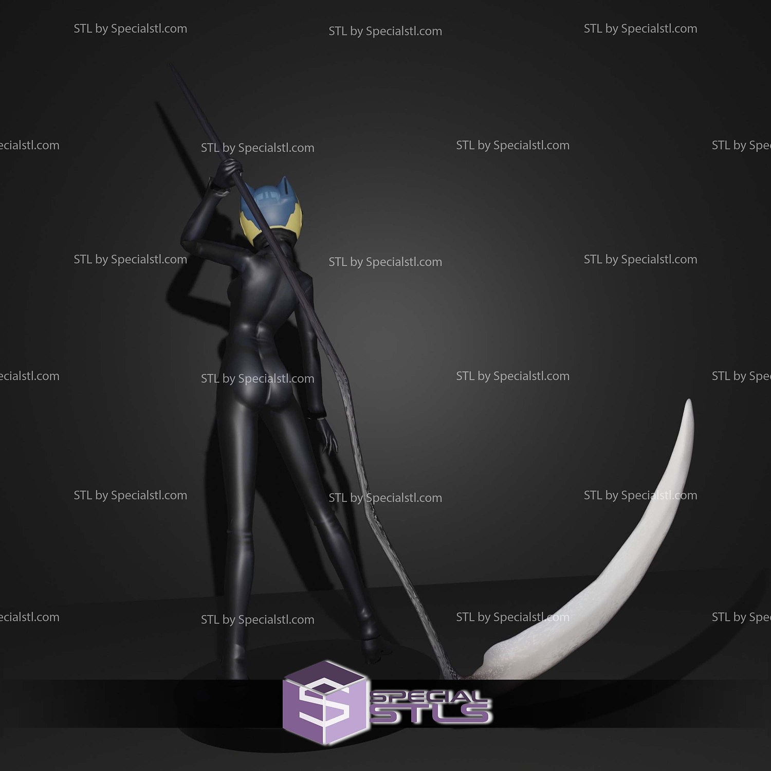 Celty Sturluson 3D Printer Files STL Model — view 6