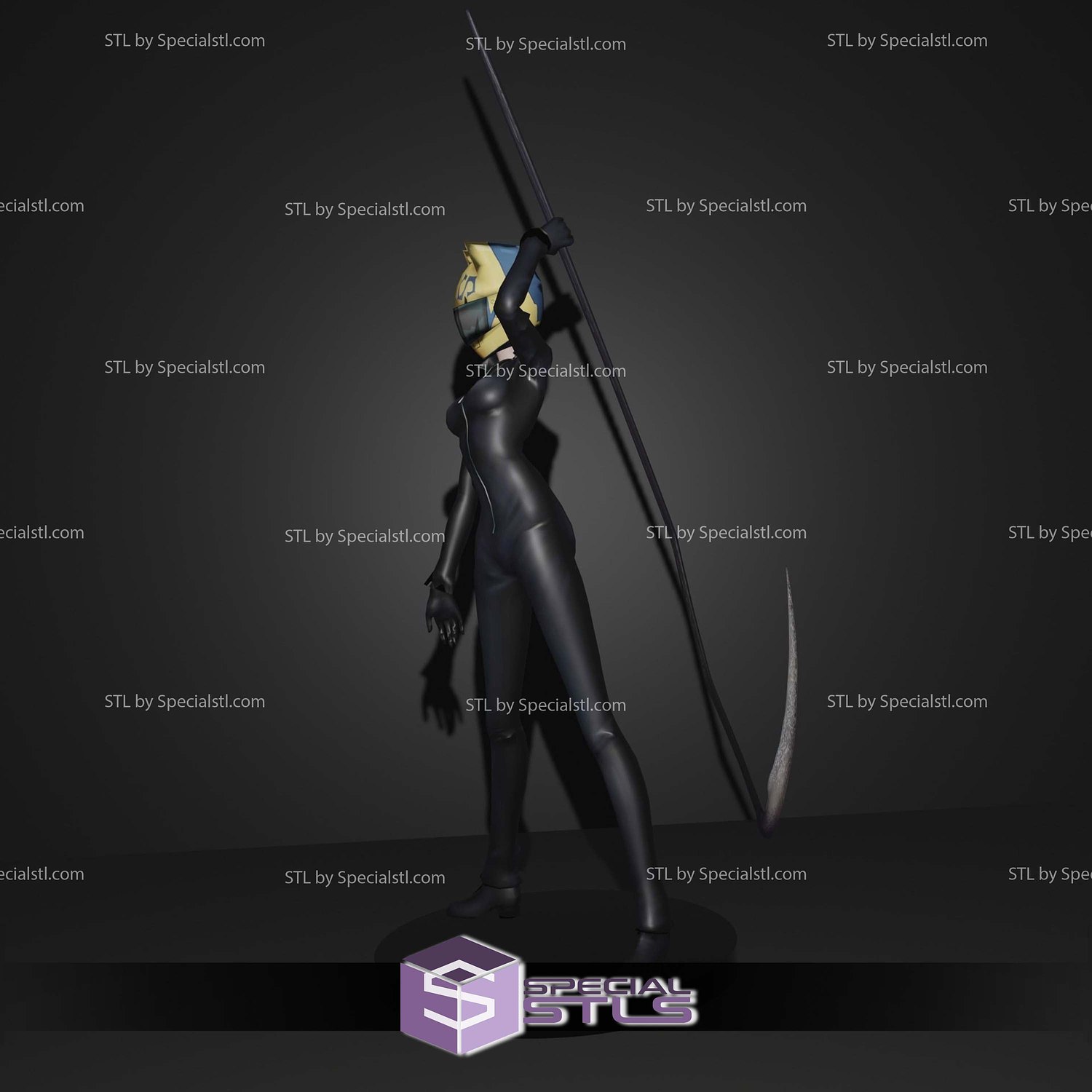 Celty Sturluson 3D Printer Files STL Model — view 8