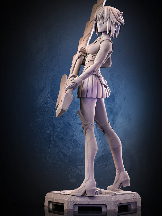 Ciel Melty Blood 3D STL Model — view 6