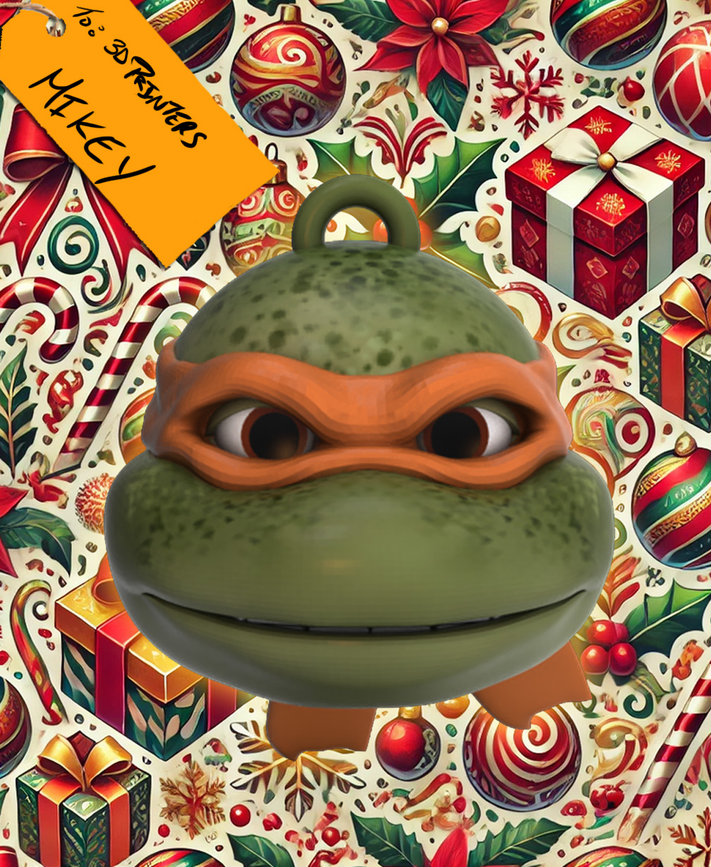 1990 Mikey Christmas Ornament 3D 3MF Model
