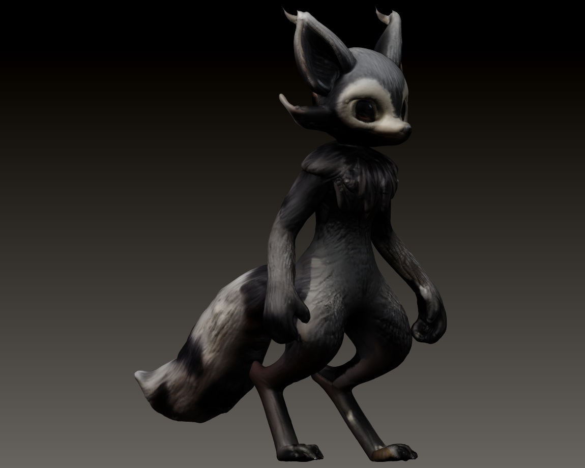 Dusktail: The Shadow Raccoon - FREE For Personal Use 3D STL Model