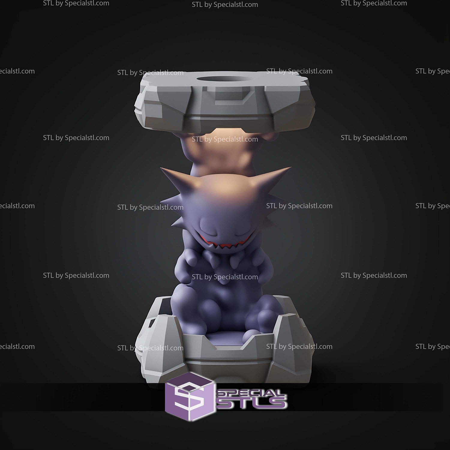 Pokemon Clone Lab Colletion Haunter STL Files 3D Model — view 3