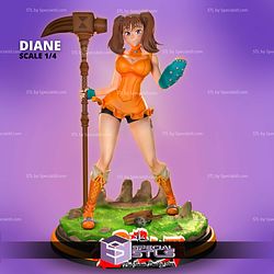 Diane Hammer Seven Deadly Sins 3D Printing Models STL Model