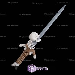 Basic STL - Undead Blade 3D Model