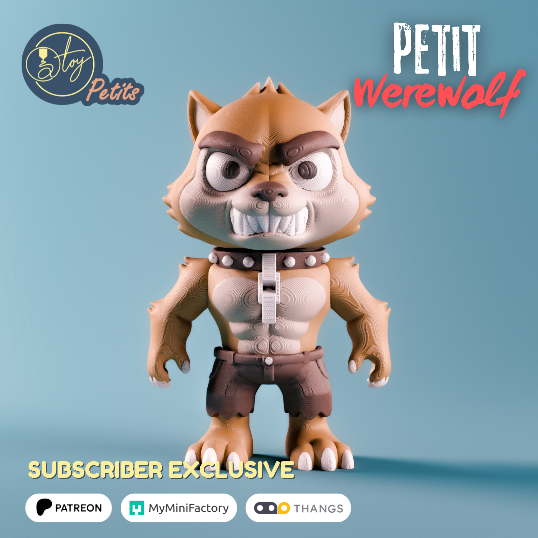 Petit Werewolf 3D 3MF Model
