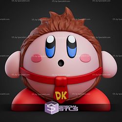 Kirby Donkey Kong Super Smash STL Files 3D Model
