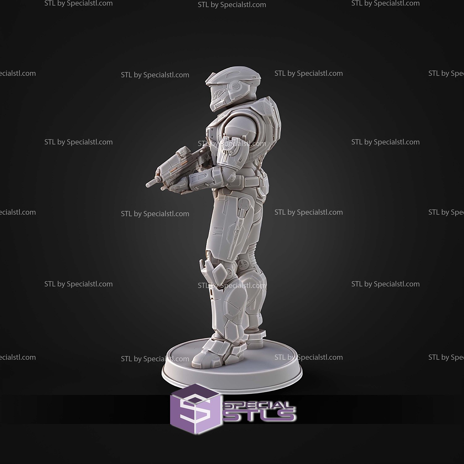 Noble 6 Figurine Pose 1 1 6 STL Files 3D Model — view 2