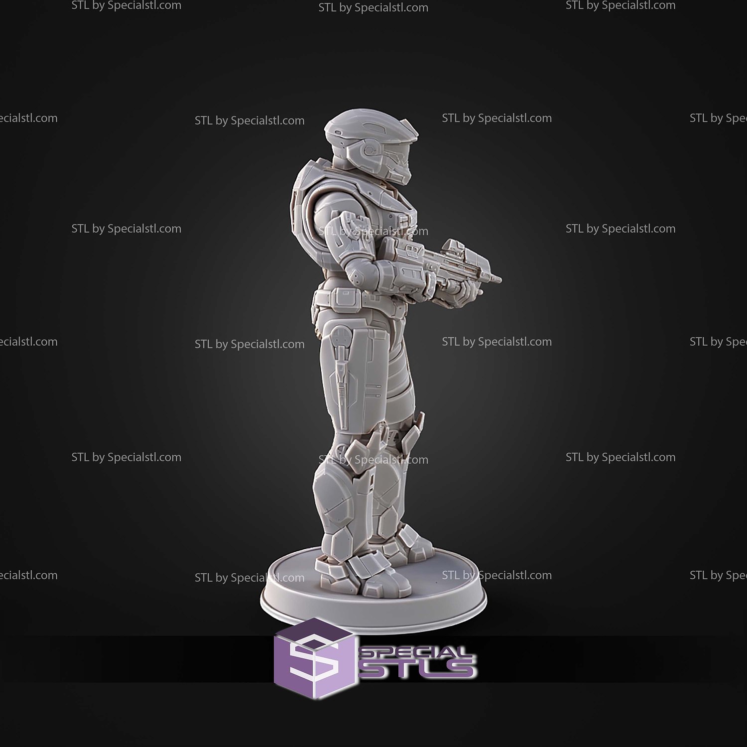 Noble 6 Figurine Pose 1 1 6 STL Files 3D Model — view 3