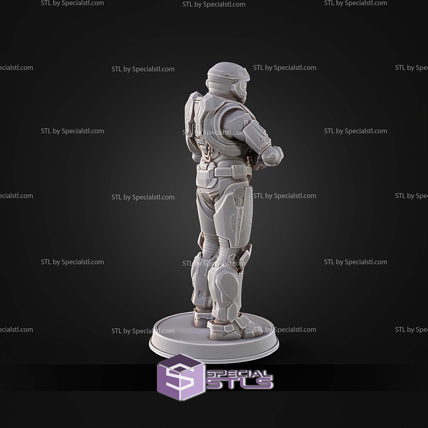 Noble 6 Figurine Pose 1 1 6 STL Files 3D Model — view 4