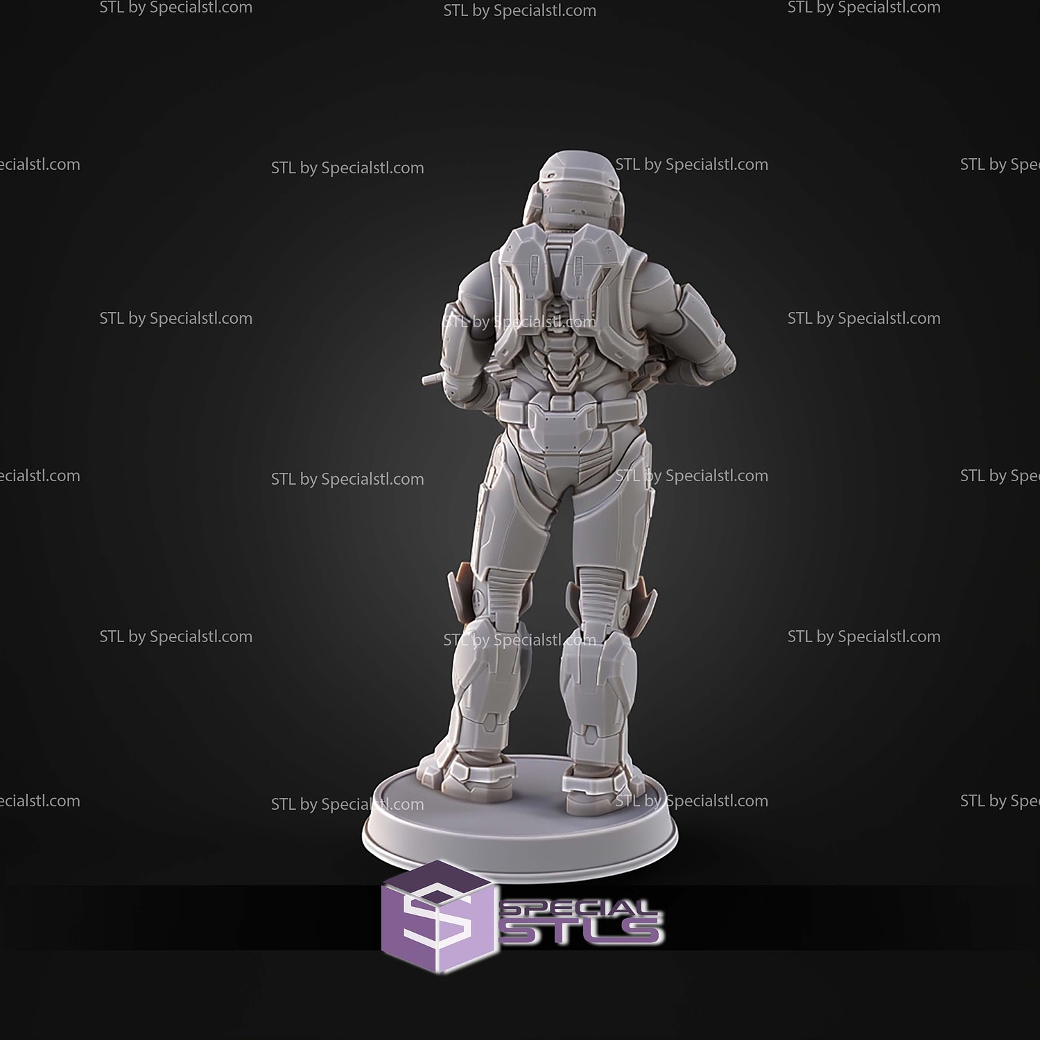 Noble 6 Figurine Pose 1 1 6 STL Files 3D Model — view 5