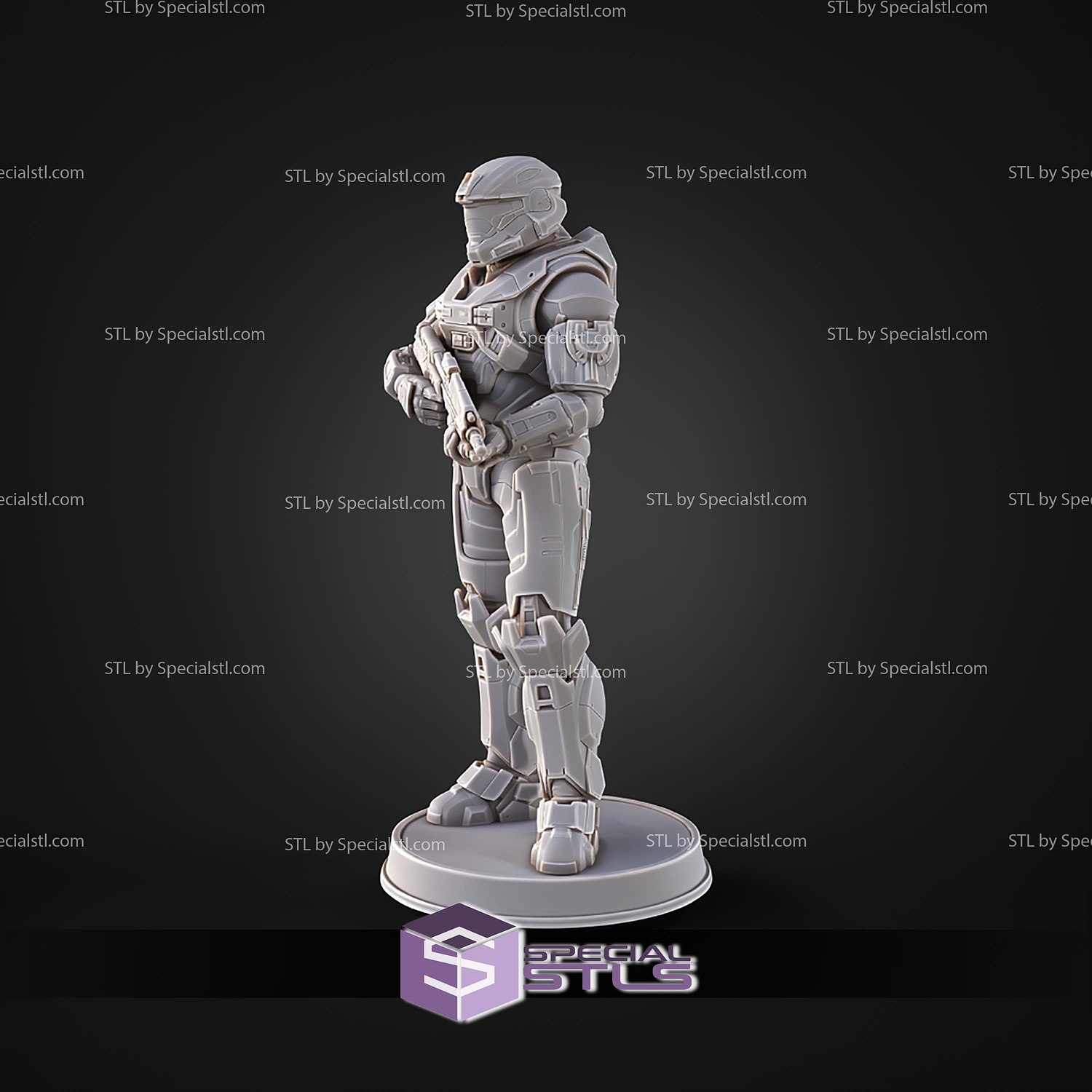 Noble 6 Figurine Pose 1 1 6 STL Files 3D Model — view 6