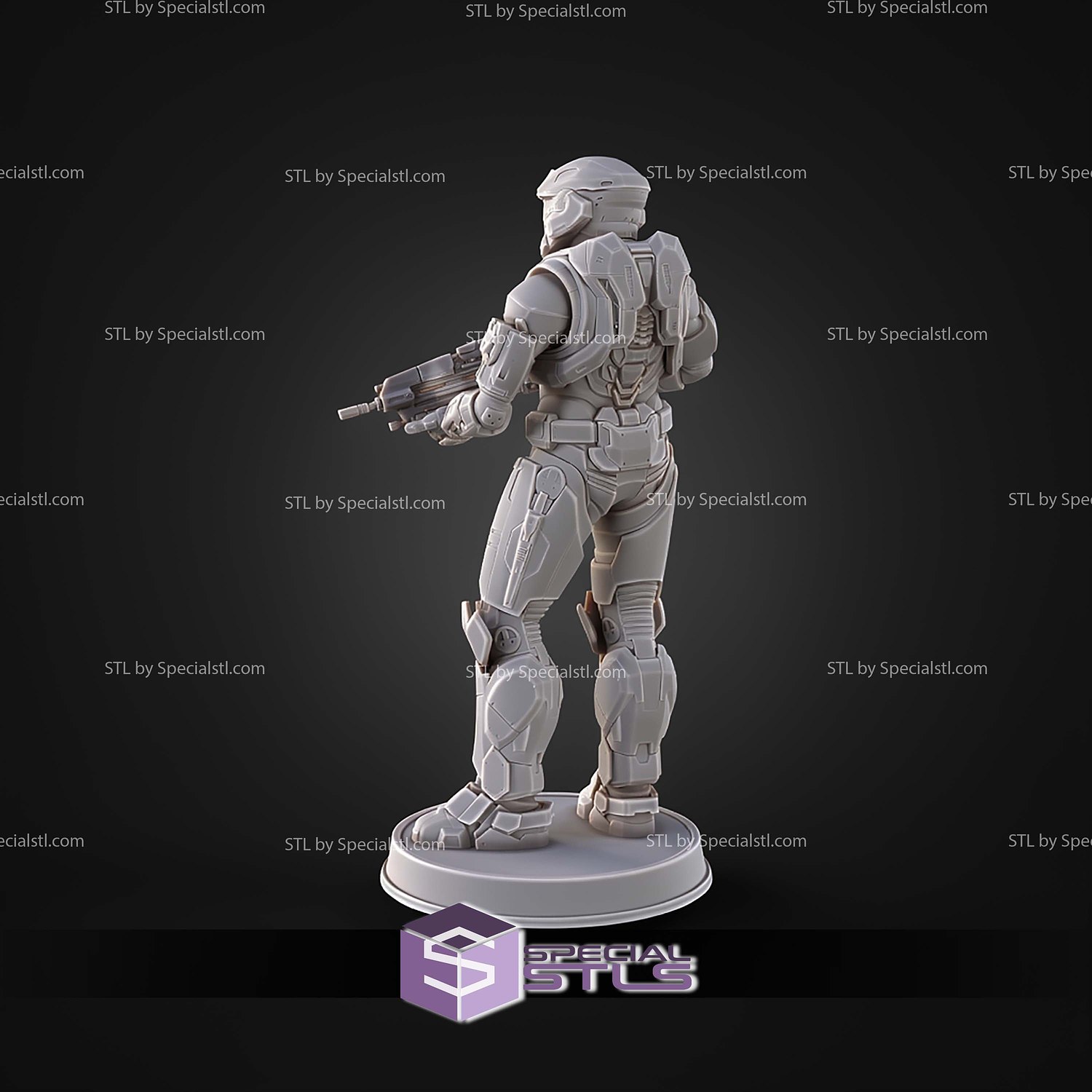 Noble 6 Figurine Pose 1 1 6 STL Files 3D Model — view 7
