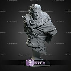 Kliff Bust Crimson Desert 112mm STL Files 3D Model