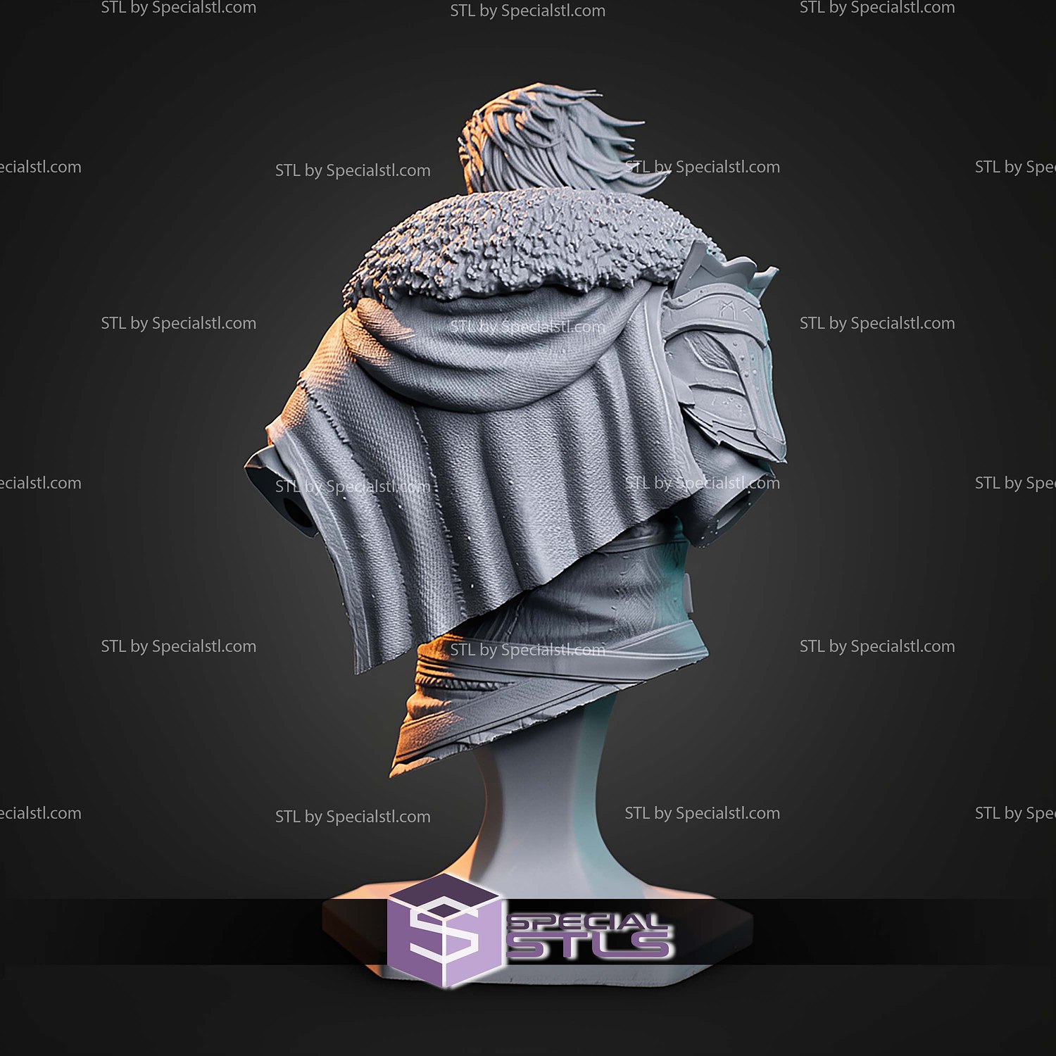 Kliff Bust Crimson Desert 112mm STL Files 3D Model — view 6