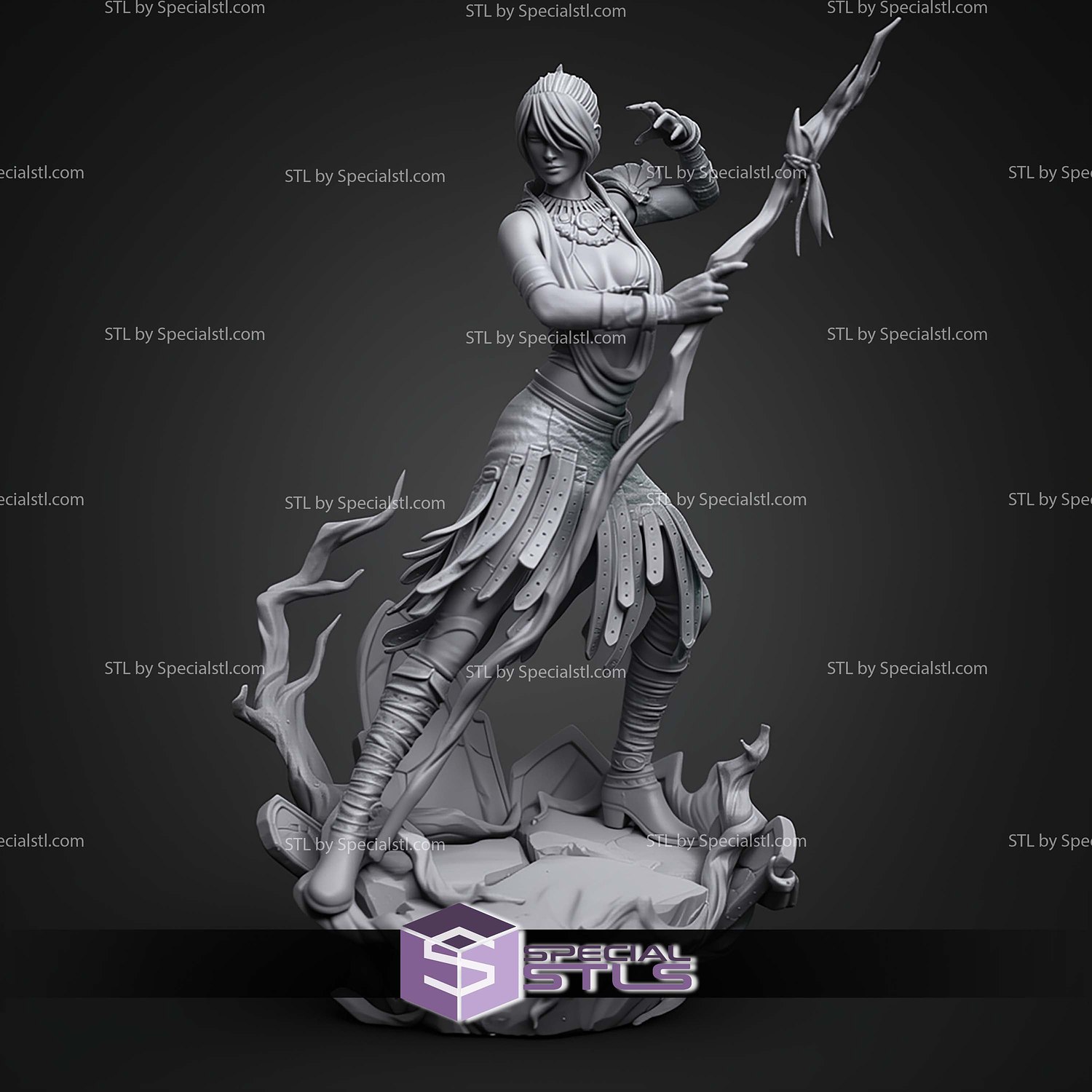 Morrigan Dragon Age Origins 1-10 STL Files 3D Model — view 3