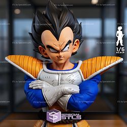 Prince Vegeta Saiyan 1-6 Look Pose 3D Printer Files STL Model