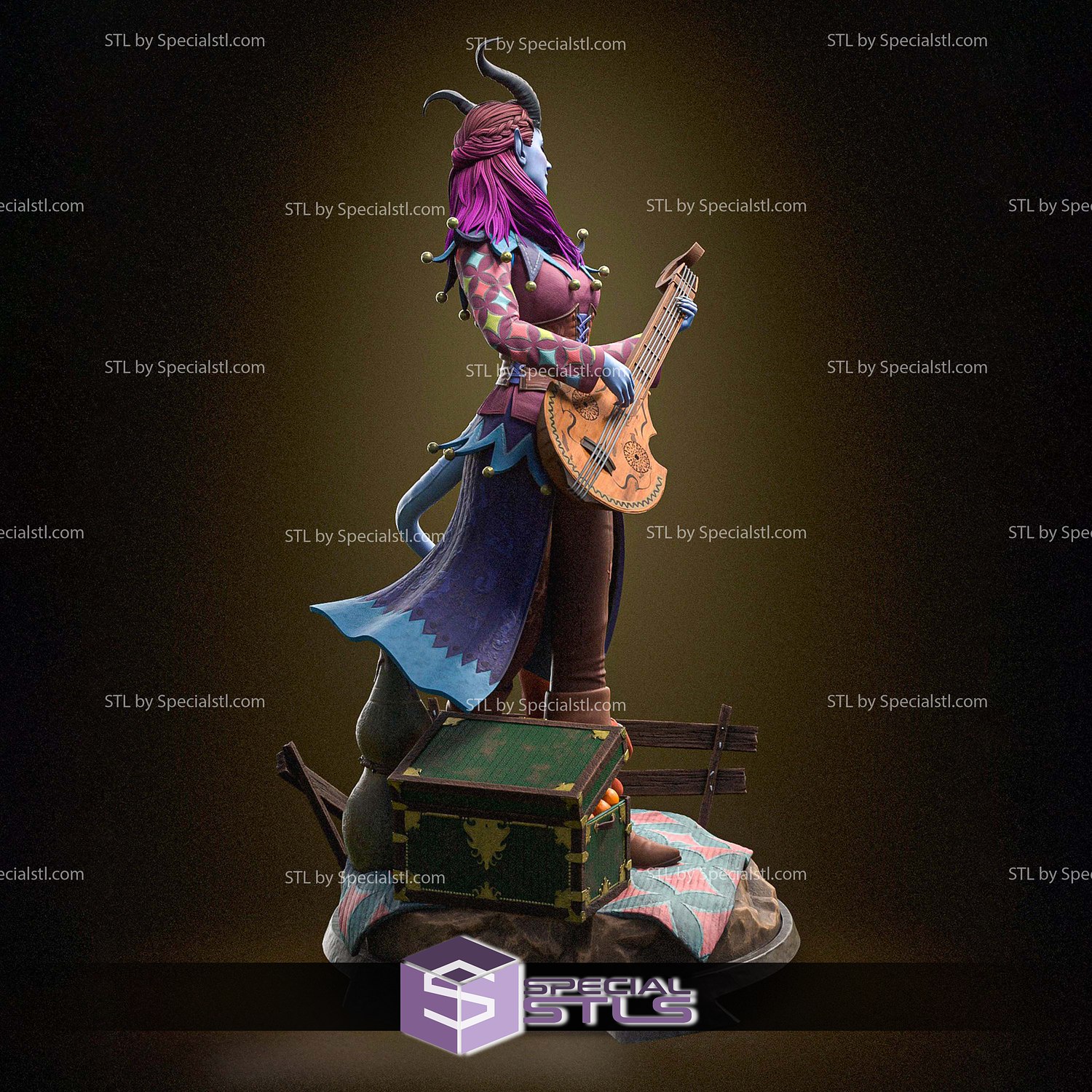 Alfira Baldurs Gate 3 3D Printer Files STL Model — view 3