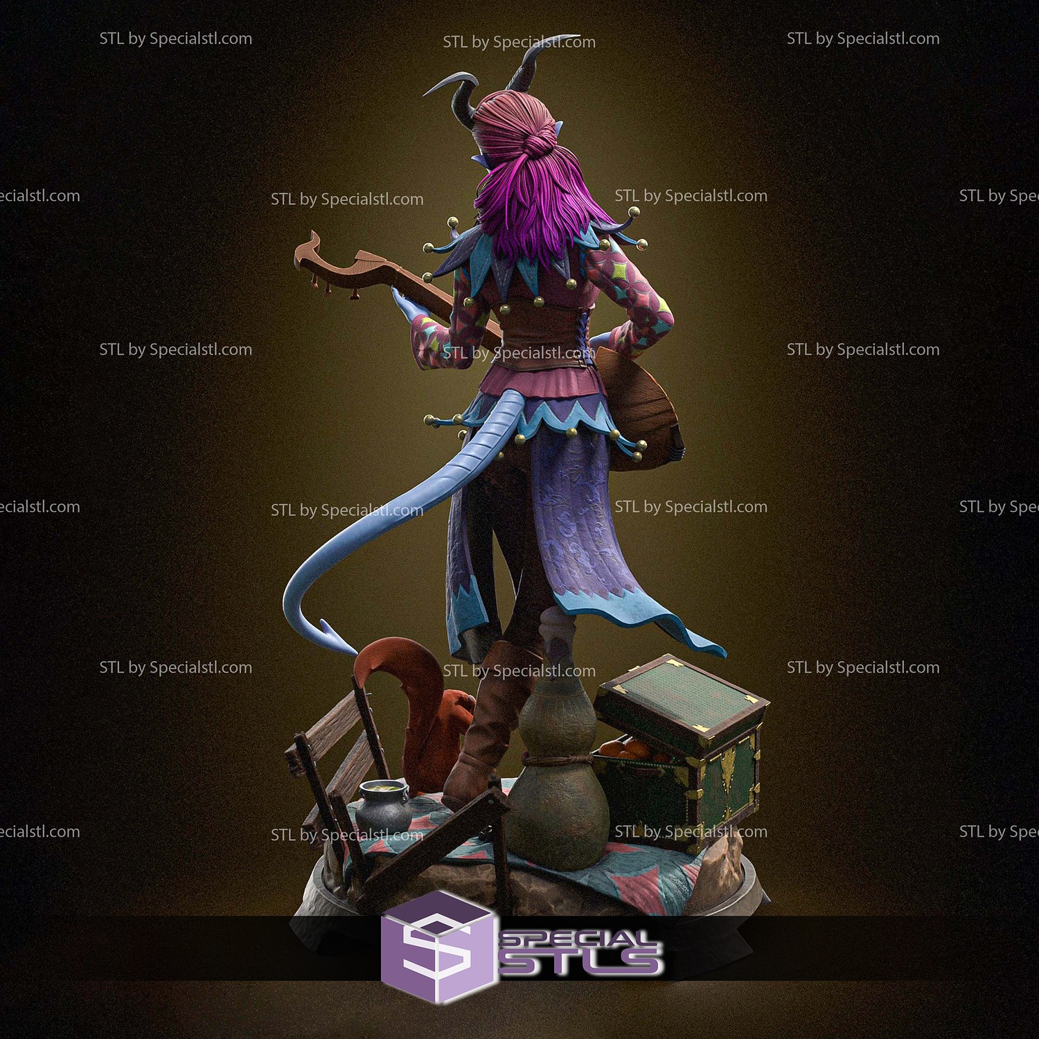 Alfira Baldurs Gate 3 3D Printer Files STL Model — view 4