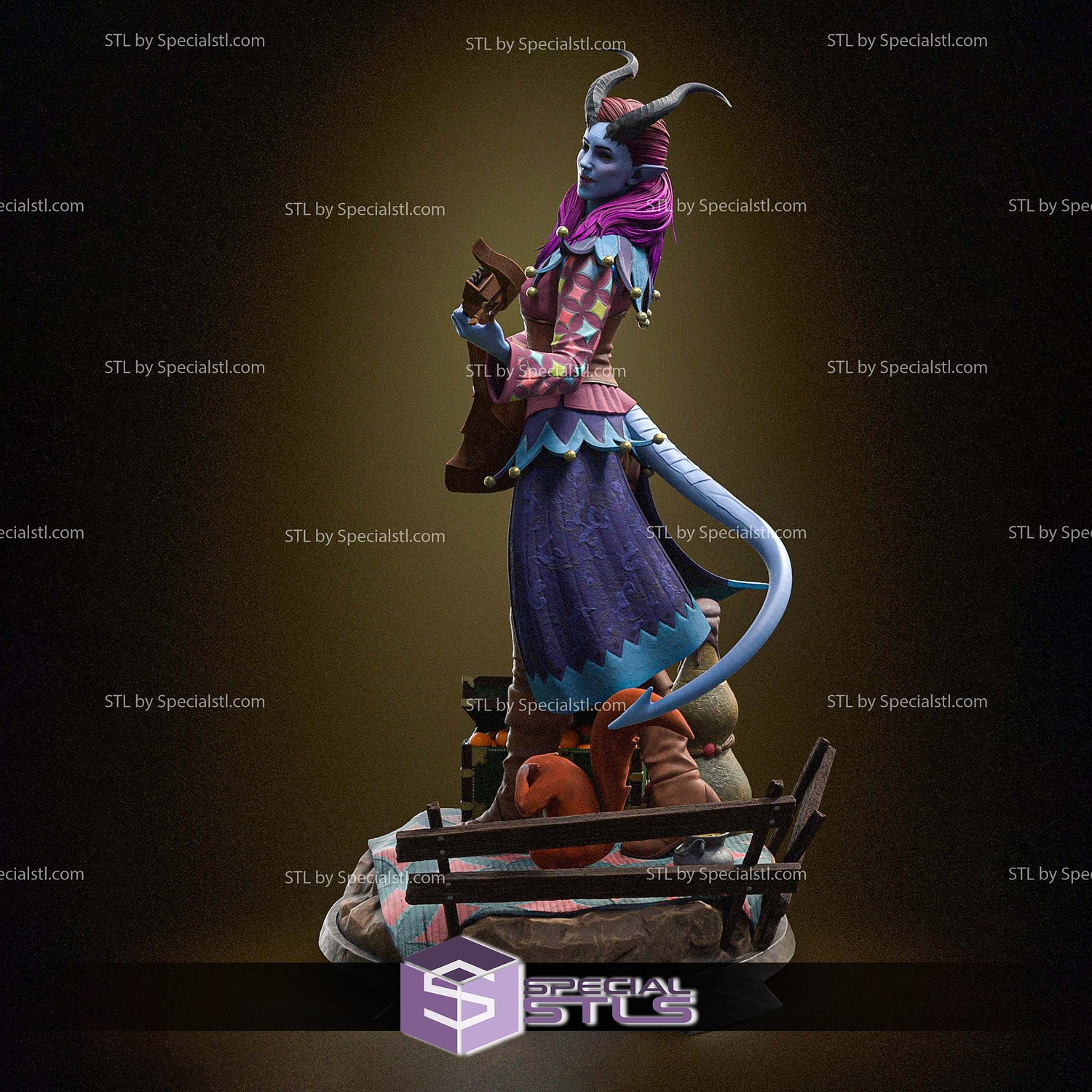 Alfira Baldurs Gate 3 3D Printer Files STL Model — view 5