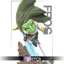 Frog Chrono Trigger STL Files 3D Model